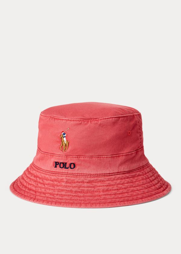 Polo Ralph Lauren Stretch-Cotton Bucket Hat Herre Danmark (ZVHMD8705)